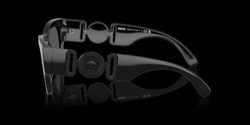 VERSACE 0ve4479u 52 Black W/ Dark Grey Accessories